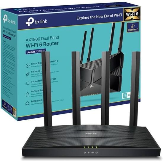 Routeur Wifi 6, Routeur Wifi Bi-Bande Ax3000 Pour Le Jeu À Domicile
