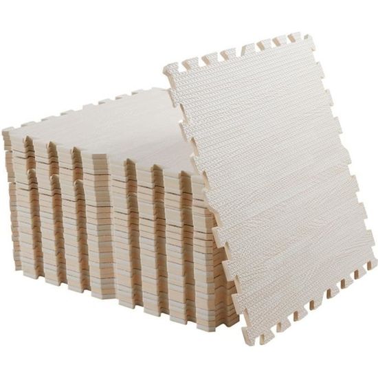 Tapis Puzzle Mousse EVA 20 Pièces 30x30x1 Cm - Protection Sol Sport, Fitness, Jeu Enfants - Environ 1,8 M²