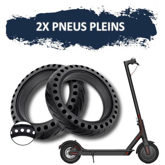 HPGAAVD Pneu Plein 8.5 Pouces Pour Trotinette Electrique, 50/75-6.1 Pneus Trotinette Pour Xiaomi M365 /M365 Pro/Pro 2/1S/Essential,8 1/2 X 2