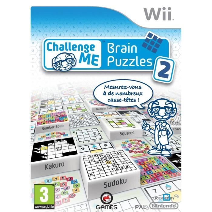 Tradewest Wii Challenge Me: Brain Puzzles 2 / Jeu Console Wii
