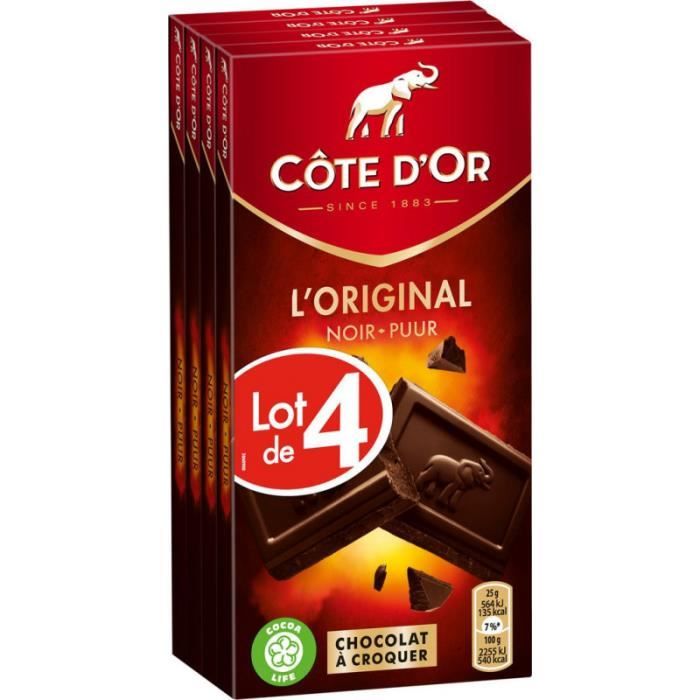 Côte d'Or Orginal Bio tablette de chocolat noir 150g - Cdiscount