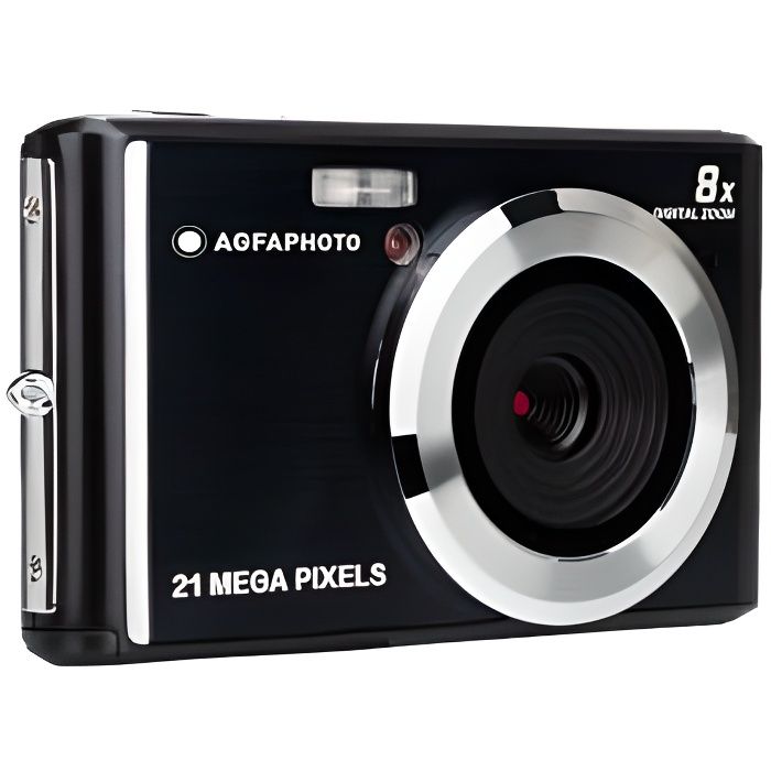 AGFA PHOTO - Appareil Photo Numérique Compact Cam DC5200 - Noir