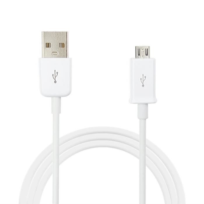 Câble Blanc Pour Samsung Galaxy S3/S4