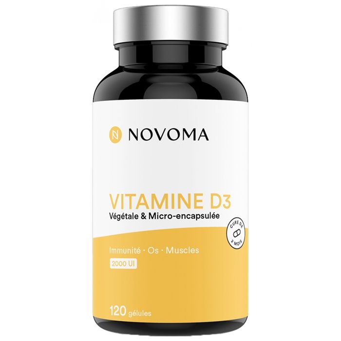 Complément alimentaire Vitamine D3 - 120 gélules Nutrivita - blanc/jaune - TU