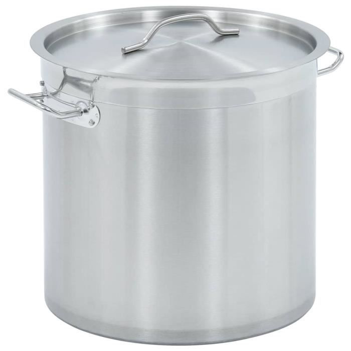Marmite - Faitout 25 L 32x32 cm Acier inoxydable Top ❤727804
