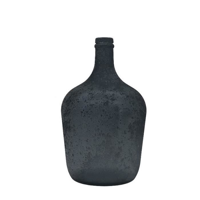 Vase Bouteille en Verre Recyclé Projeter 30 cm x ø18 cm - 020311-Vase