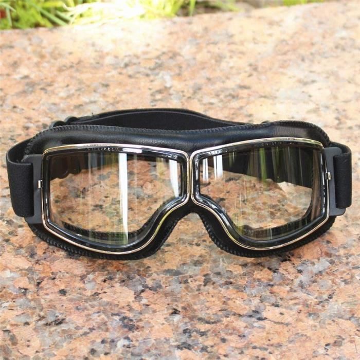 Universal Vintage Moto Lunettes Pilote Aviateur Moto Scooter Biker Lunettes Casque Lunettes Pliable Pour Harley 1