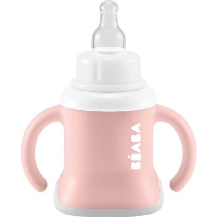 BEABA Tasse evoluclip 3 en 1 old pink