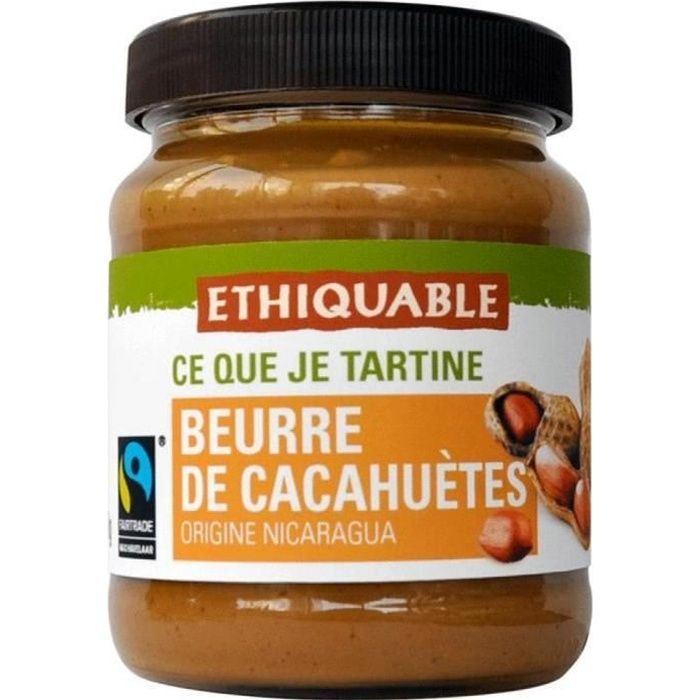 Ethiquable beurre de cacahuètes du Nicaragua 350g