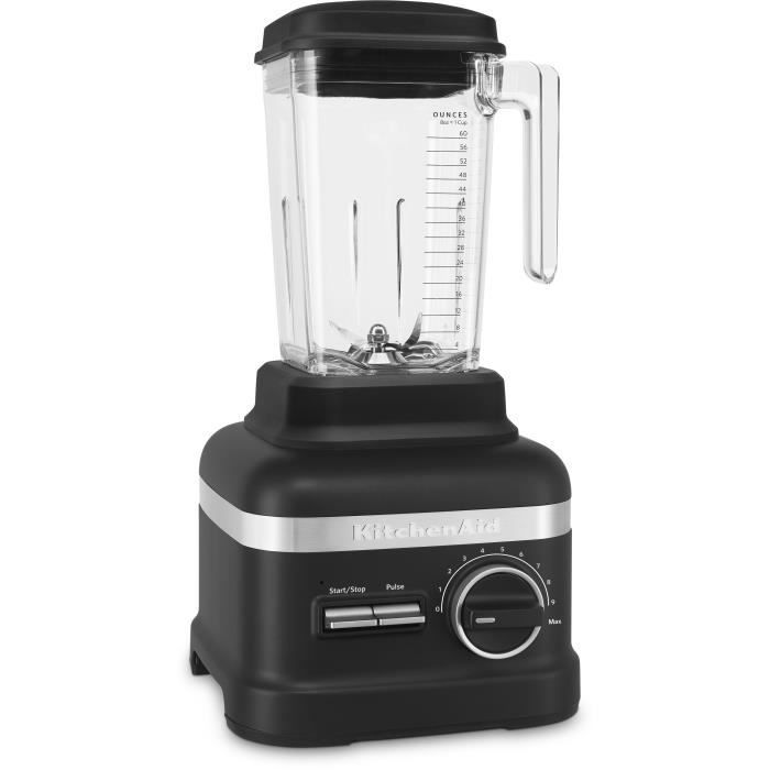 KITCHENAID 5KSB6060EBM Blender Classic X1High Performance - 2,6 L - 1800 W - Noir Mat
