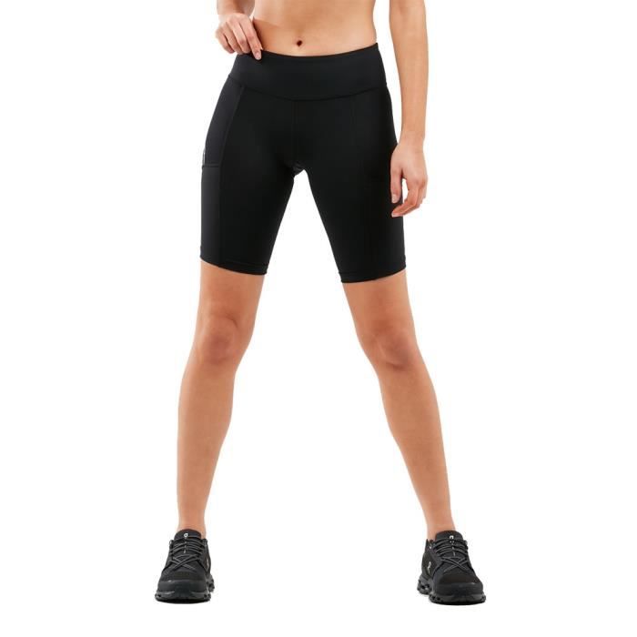 2XU Femmes Run Mid-Rise Dash Compression Short Bermuda Sport Pants Trousers Bas