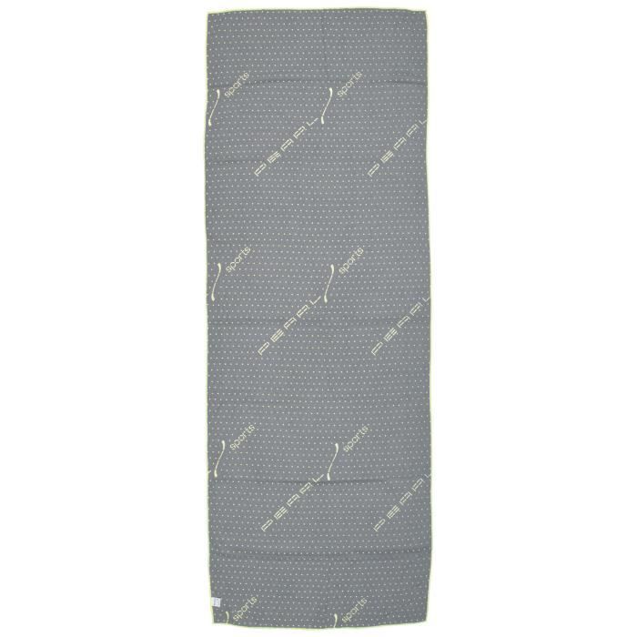 Serviette yoga en microfibres antidérapante - Gris