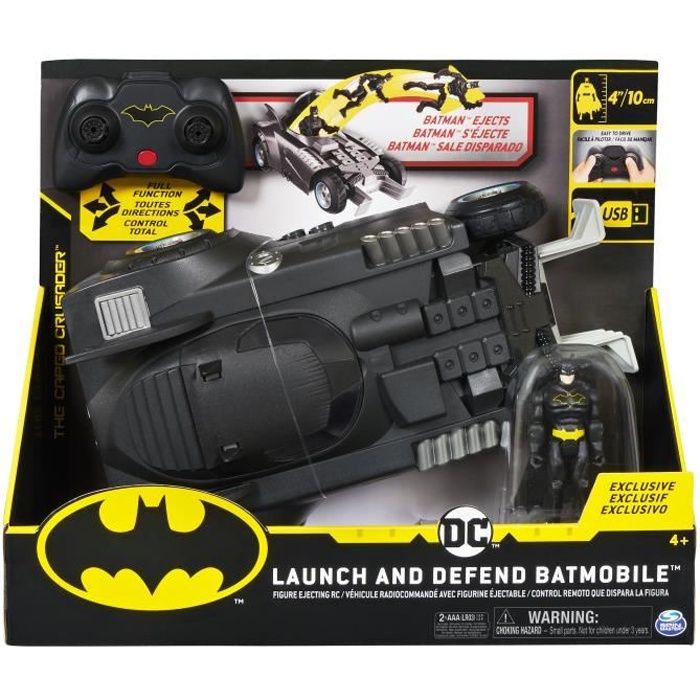 DC COMICS BATMAN - BATMOBILE RC deluxe - 6055747 - Voiture Véhicule radiocommandée