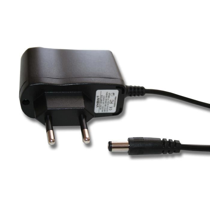 Bloc d'alimentation 220 V (5V-0,4A) pour rasoir Grundig 4840, 4841, 5830, MS6040, GMN9400, GMM8400. Remplace : HSA-1B.
