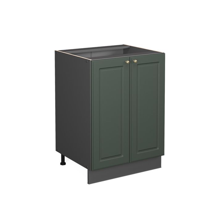 Meuble bas de cuisine Fame-Line 60cm sans PT Vert Or Campagne/Anthracite Vicco 37987