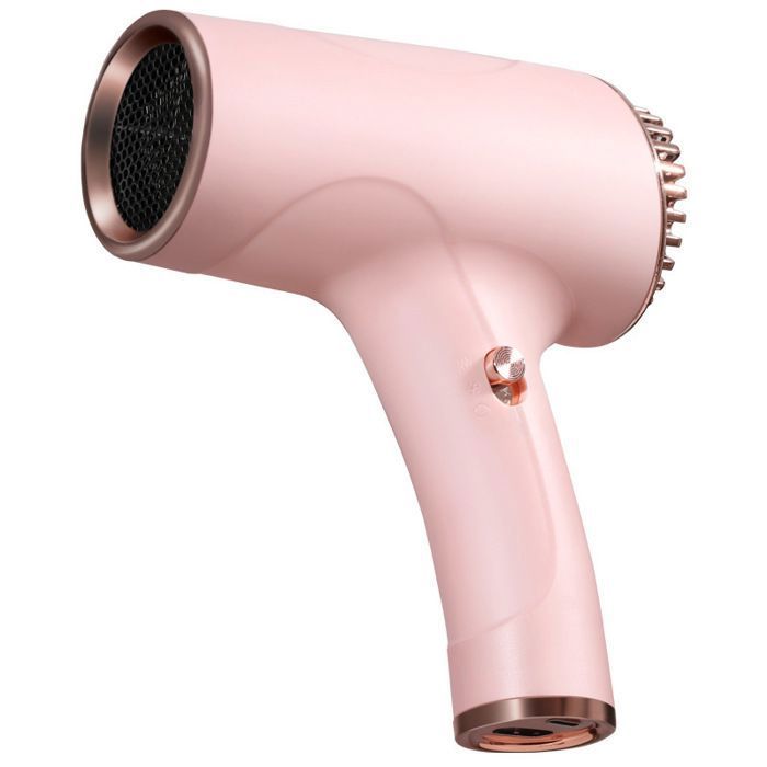 Sèche-cheveux Sans Fil Rechargeable Soins Capillaires À Air Chaud Et Froid À Ions NégatifsSèche-cheveux Portable Silencieux Rose