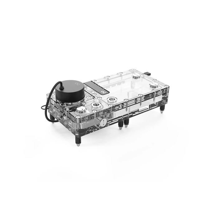 ALPHACOOL Réservoir watercooling 240 - Alphacool - Core Flat - Pompe intégrée - Rétroéclairé - Transparent
