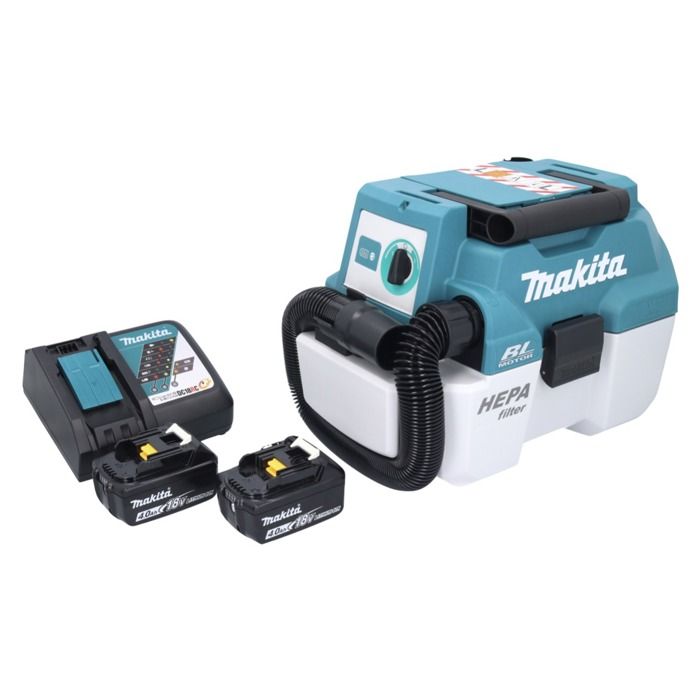 Aspirateur sans fil Makita DVC 750 LRM Brushless 18V - vue 2