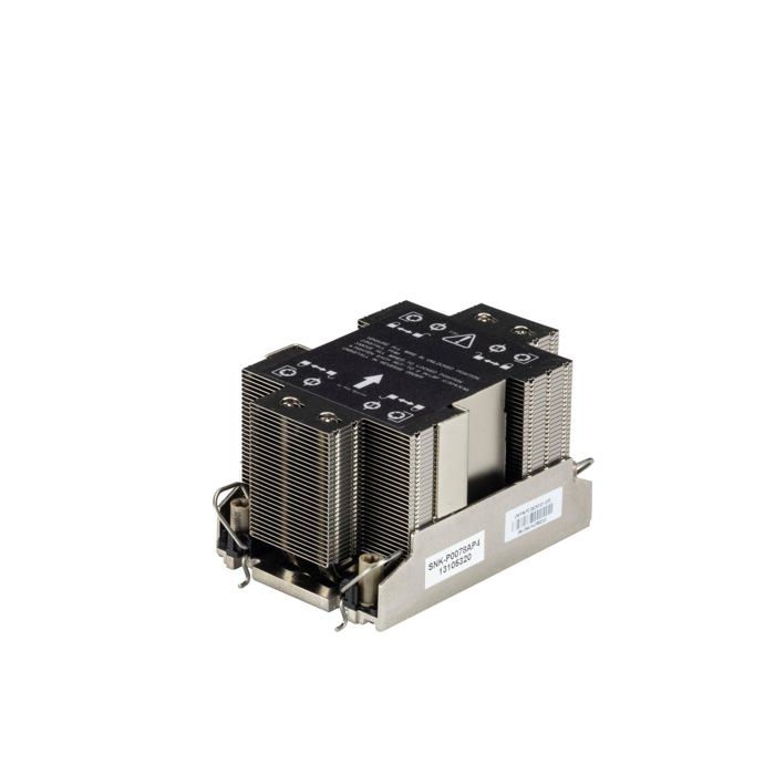 Supermicro SNK-P0078AP4 système de refroidissement d'ordinateur Processeur Dissipateur thermique/Radiateur Acier inoxydable - vue 1