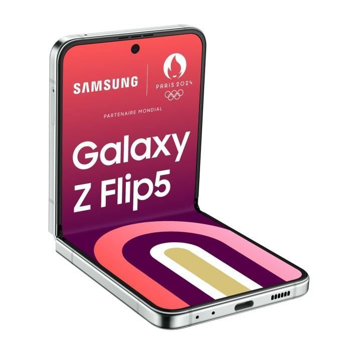 Smartphone Samsung Galaxy Z Flip5 5G Single SIM US Version Compatible avec les opérateurs français - vue 2