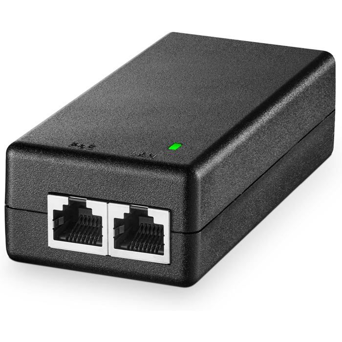 Iniettore PoE+ YuLinca 2.5G 60W: 802.3af/at/bt, Plug & Play, Fino A 100m Per Telecamere IP E Access Point