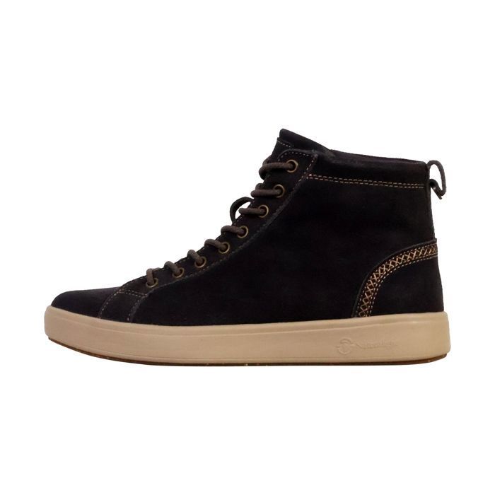 Basket Montante Cuir Natural World - Marine Basket Montante Cuir Natural World - Marine