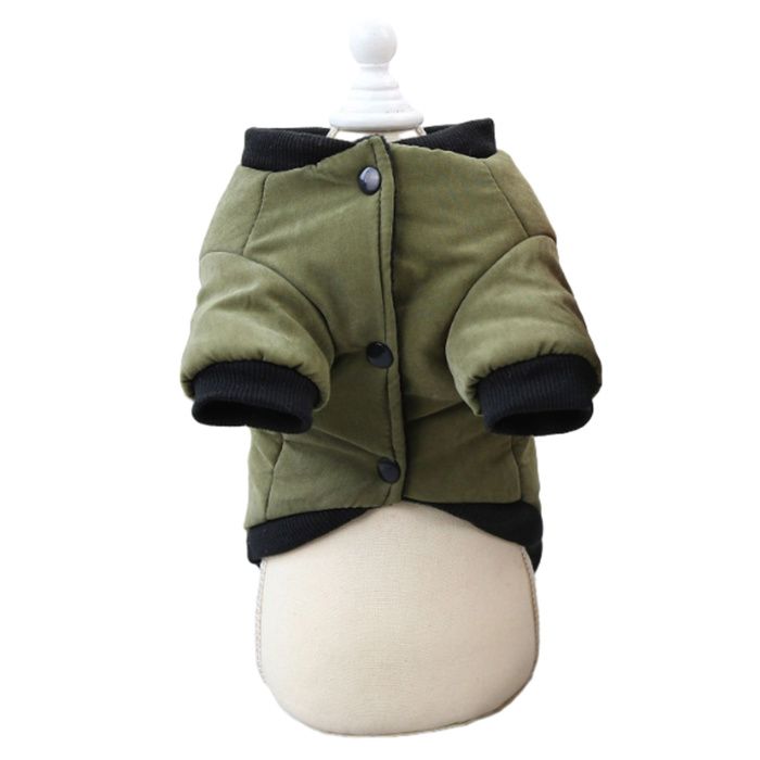 Comparer les prix de Manteau dhiver chaud pour chien vêtement pour petit chien chihuahua (vert)