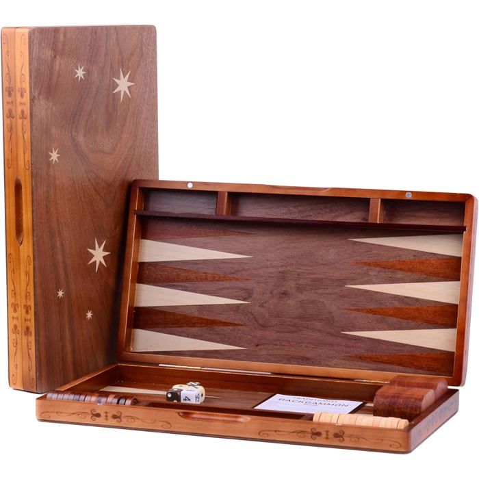 Iron Dragon Backgammon Board - Game of Thrones Inspiration in Ash Wood – Joc De Table