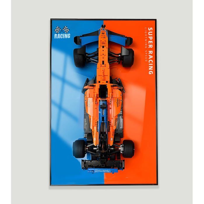 Cadre WETCEAOM pour Lego Technic McLaren F1 42141 - Tableau daffichage mural 75x45 cm