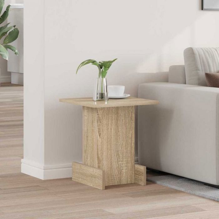 VIDAXL Table dappoint chêne Sonoma 355 x 35 x 40 cm – bois dingénierie grand rangement