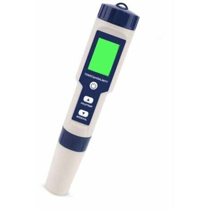 PH-Mètre Testeur PH Mètre 5 En 1 PH/TDS/EC/ORP/Tempmètre Testeur De Moniteur De Qualité De Leau Pour Piscines Culture Hydropon
