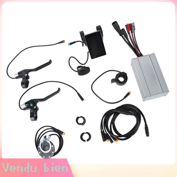 Garosa Kit de contrôleur de vélo électrique Kit de Contrôleur 30A pour Vélo électrique Comprenant écran LCD sport velo