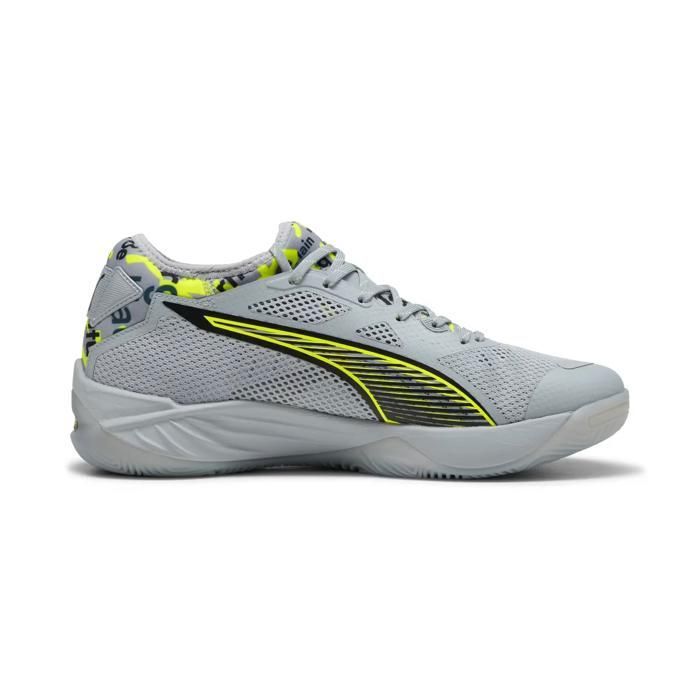 Chaussures indoor Puma Eliminate Nitro SQD 4 Berlin - gray fog-yellow alert-puma black