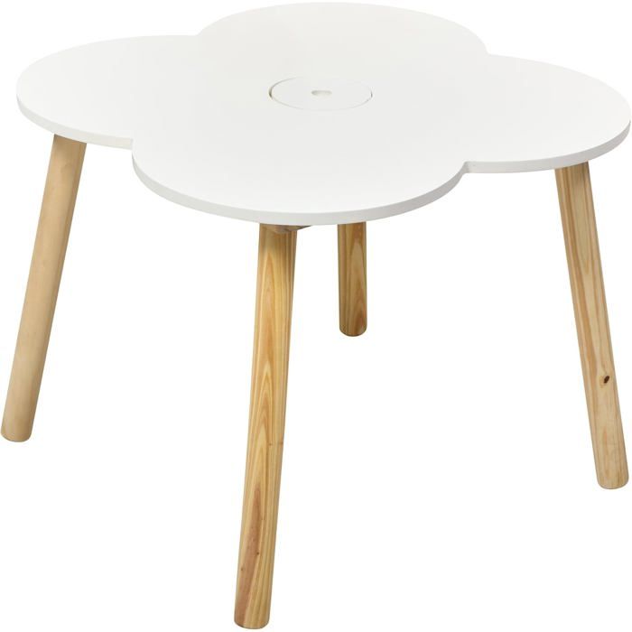 Atmosphera - Table Enfant Ally Blanche 51x51x40cm