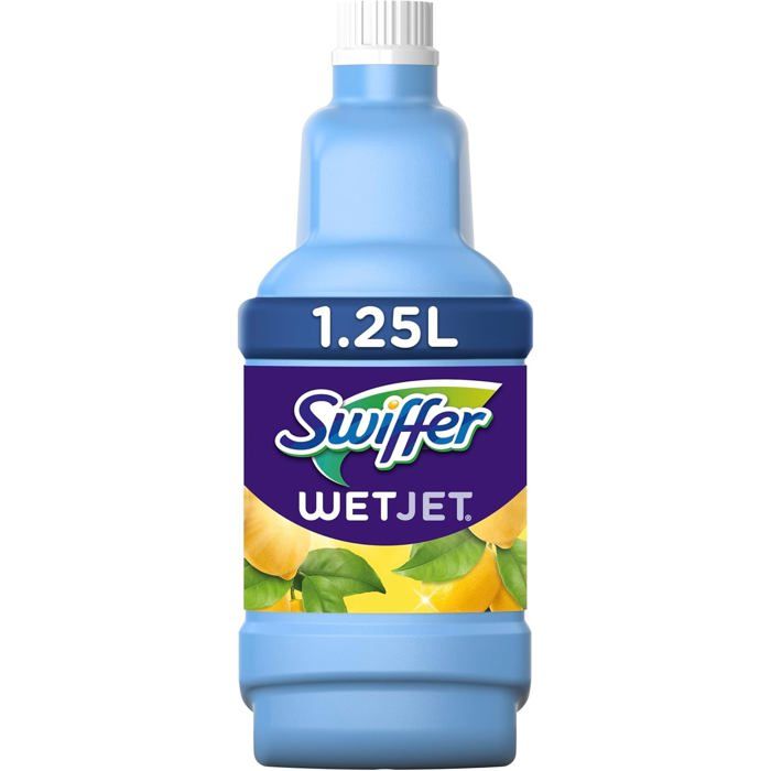 Nettoyant Sol pour Balai SprayGrand Format(1.25Lx4)Parfum Agrumes FraisSolution Multi-SurfacesÉlimine la Saleté Sans Traces