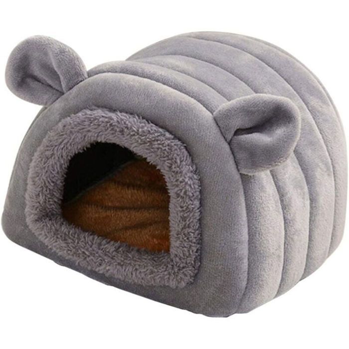 Lit dHiver Multifonction en Velours pour Petits Animaux - JINFGERNE - Maison Confortable pour Cochons dInde Rats Chinchillas