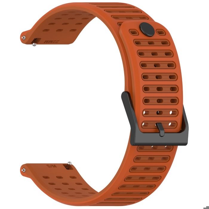 INF Bracelet de montre en silicone liquide 22mm Compatible avec Suunto Vertical 2 - Multiples couleurs Orange INF Bracelet de montre en silicone liquide 22mm Compatible avec Suunto Vertical 2 - Multiples couleurs Orange