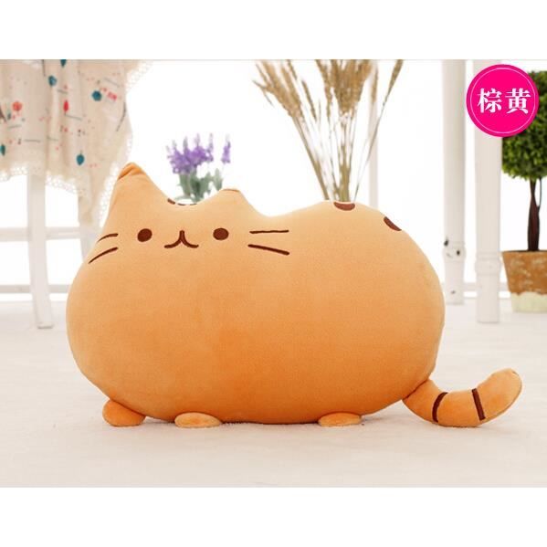 peluche chat orange