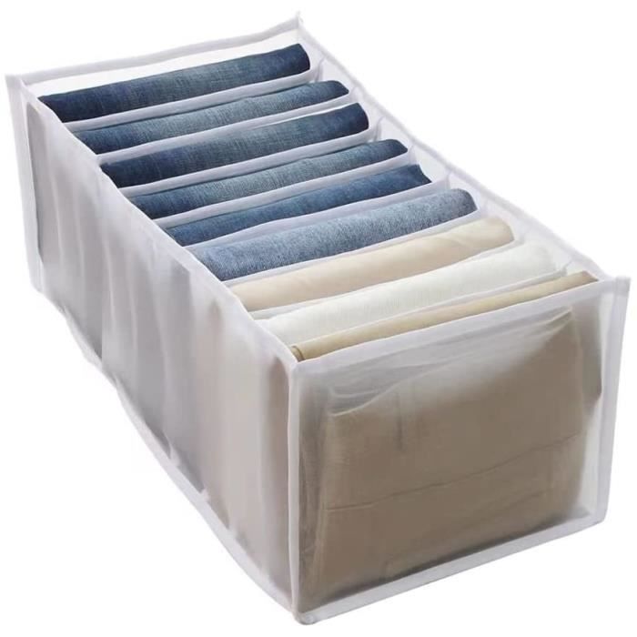 Boîte De Rangement Pour Jeans, Organisateur De Placard, Système D' Organisation De Vêtements, Organisateurs De Tiroirs Acheter à Prix Bas - Livraison Gratuite, Avis Réels Avec Des Photos