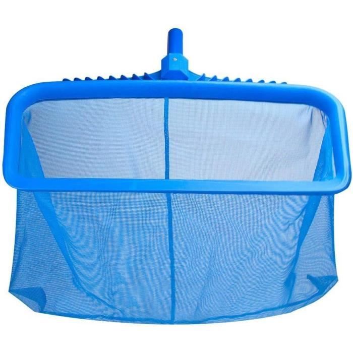 Épuisette Piscine à Mailles Fines MaReBa24 - 44x30 Cm, PVC Et Nylon - Pour Piscine, Jacuzzi, étang, Fixation Barre Télescopique