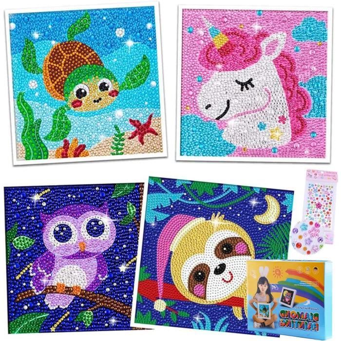 RUIJIE® Diamond Painting Enfant, 31 Pièces DIY Peinture Diamant Enfant