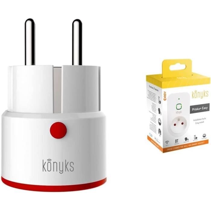 Prise connectée KONYKS Priska Mini 3 Wi-Fi + BT 10A | Leroy Merlin