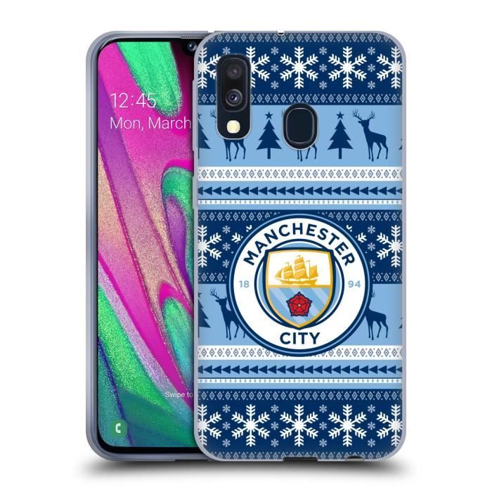 Officiel Manchester City Man City Fc Modele De Logo Noel Coque En Gel Doux Compatible Avec Samsung Galaxy A40 2019 Achat Coque Bumper Pas Cher Avis Et Meilleur Prix Cdiscount