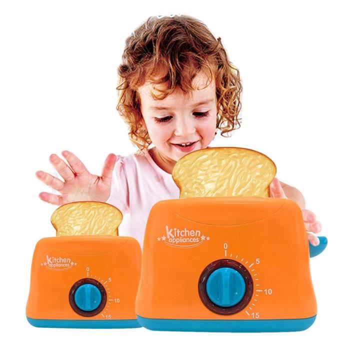 Grille-pain Jouet Sonore – Avec 2 Toasts Qui Sautent, Dès 3 Ans, Sans Chaleur, Pile AA (non Incluses)