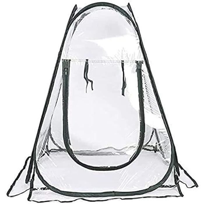Mini Serre Pop-up Transparente - 100x100x97 Cm - Protection Plantes Contre Froid, Vent, Oiseaux - Jardin, Balcon