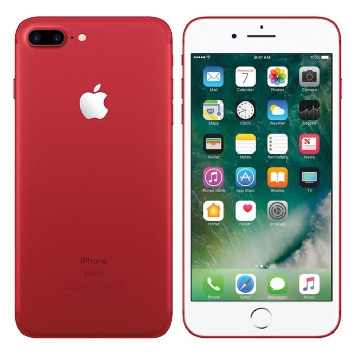 Apple Iphone 7 PLUS 128Go - Rouge - Cdiscount Téléphonie