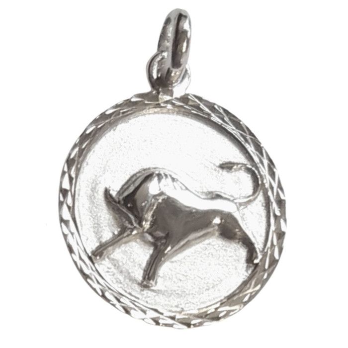 Collier Signe Astrologique Taureau en Argent Gravé | Poupe Poupi