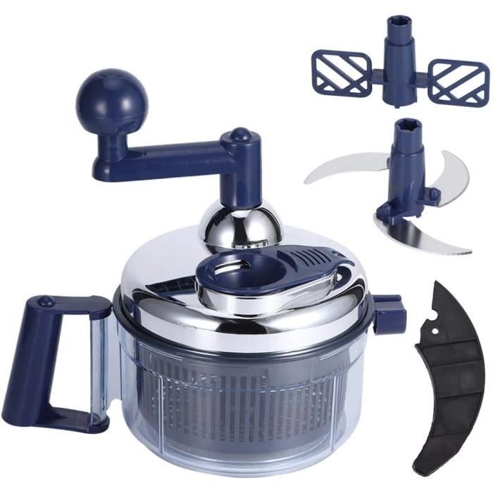Acheter Robot culinaire manuel, conception à lame tranchante, taille  compacte, hachoir à ail rotatif manuel, coupe-légumes, fournitures de  cuisine, 1 ensemble