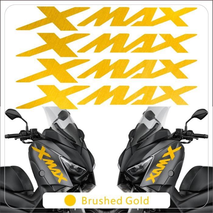 Autocollants de moto pour Yamaha Xmax 300 400 125 250 Xmax300 Xmax400  Xmax125 Xmax250 Stickers accessoires Brushed Gold -THJR8186 - Cdiscount Auto