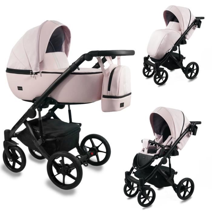 Poussette 3 en 1 set siège auto pour bébé isofix selection Air by SaintBaby Pink 3en1 avec siège auto pour bébé